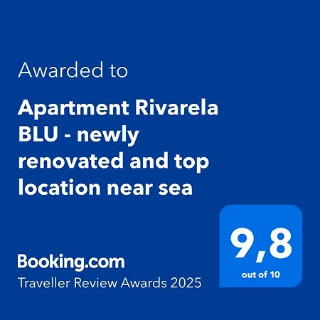 Apartment Rivarela Blu - Newly Renovated And Location Near Sea *